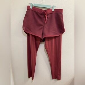 NWT Victoria's Secret Sport VSX mesh drawstring 2-in-1 leggings